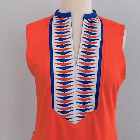 Tracy Negoshian Orange & Royal Shift Drsss - Picture 2 of 10